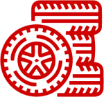 ícono llantas
